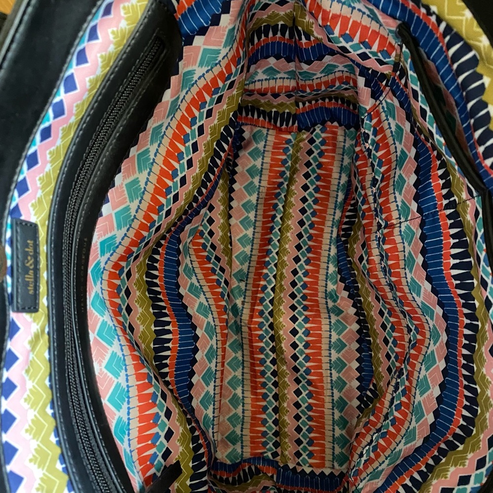 ⭐️HP⭐️ NWT STELLA & DOT Fillmore Tote With Tassel🖤 - Picture 7 of 11